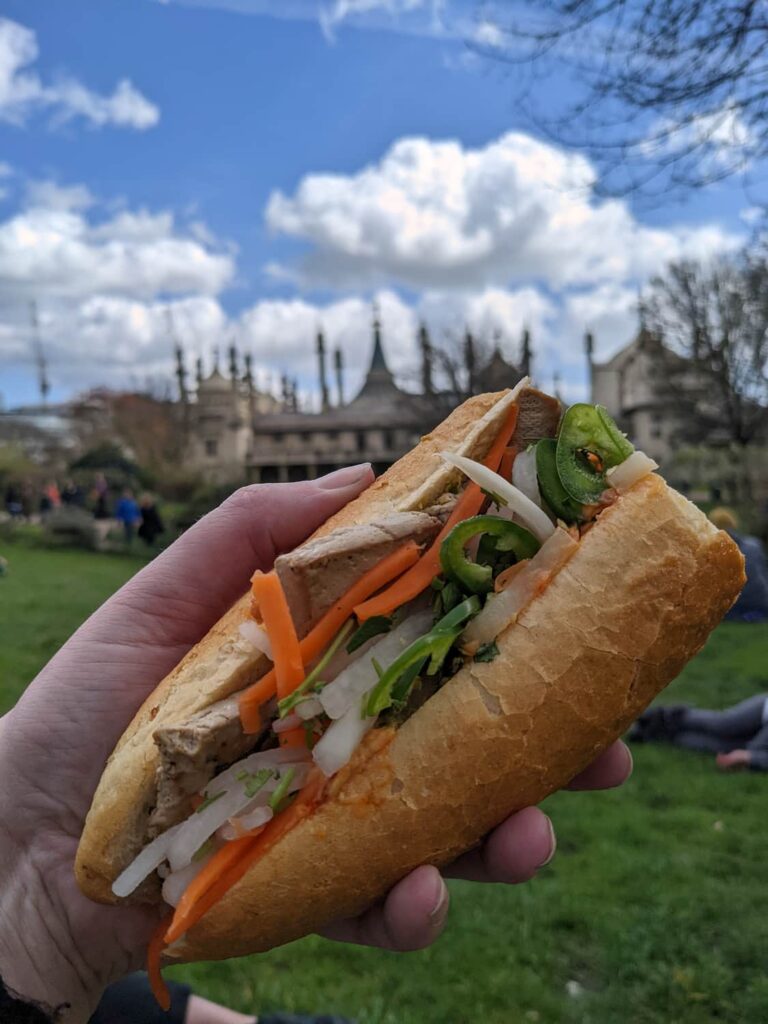 Earls sandwiches brighton vegan bahn mi
