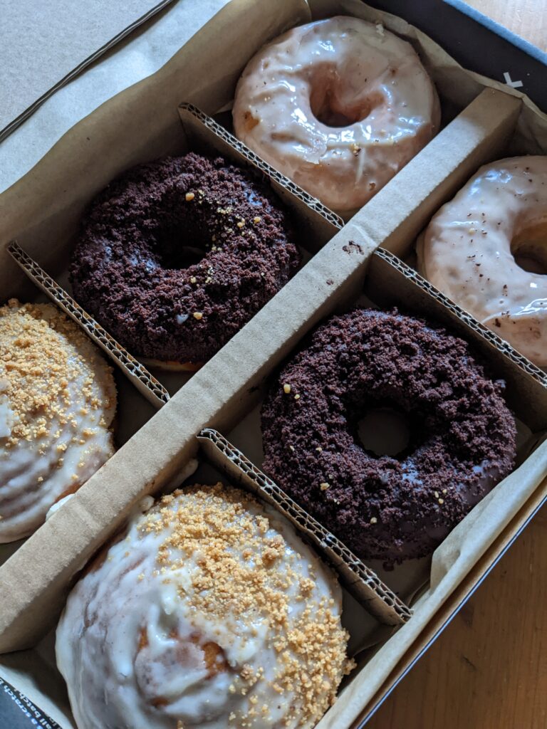 box of crosstown doughnuts