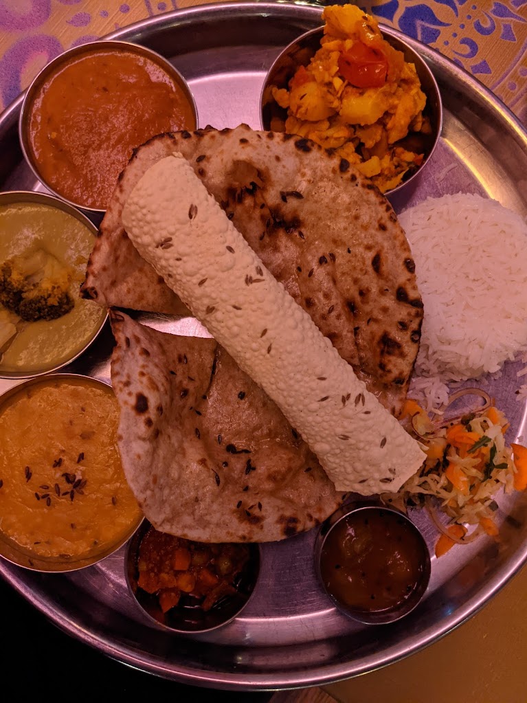 indian summer brighton vegan thali